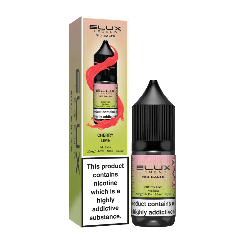 Cherry Lime Nic Salt E-Liquid by Elux Legend 10ml